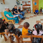 Niños y niñas en el jardín Infantil y Sala Cuna Los Lagos